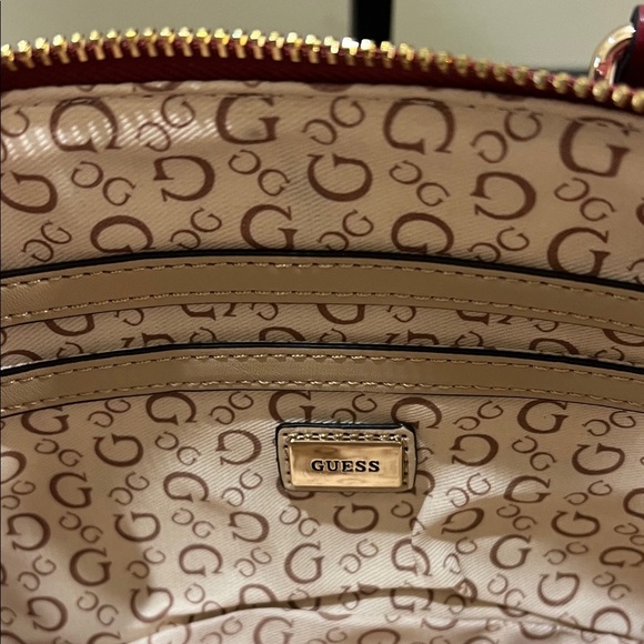 GUESS | “Black Cherry Valento” Mini Satchel w/ Iconic Bag Charms & Crossbody - Picture 12 of 16